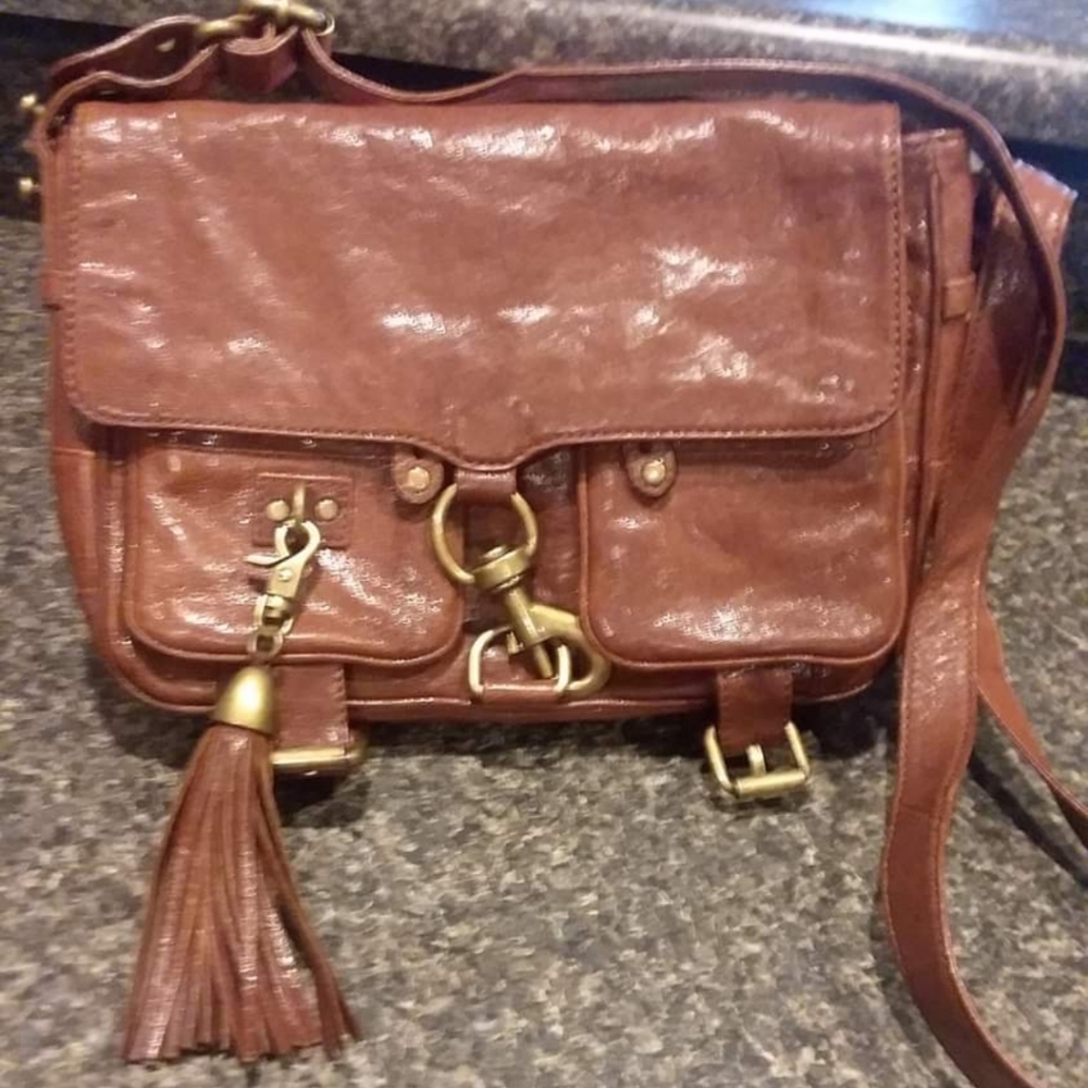 Rebecca Minkoff brown leather crossbody